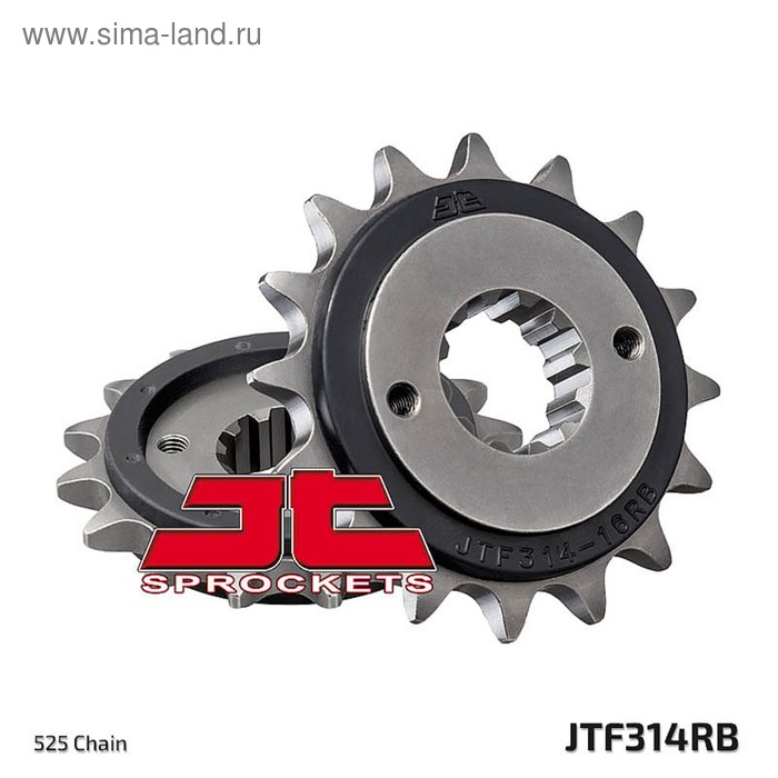 

Звезда ведущая JT sprockets 314.16RB, цепь 525, 14 зубьев