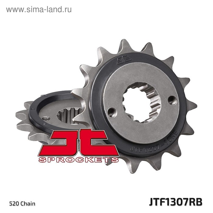 

Звезда ведущая JT sprockets 1307.15RB, цепь 520, 15 зубьев