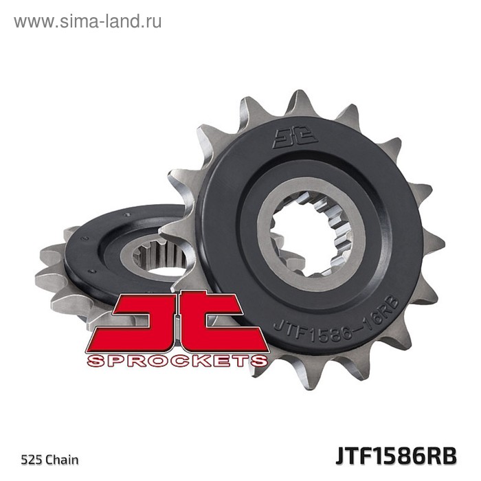 

Звезда ведущая JT sprockets 1586.16RB, цепь 525, 16 зубьев