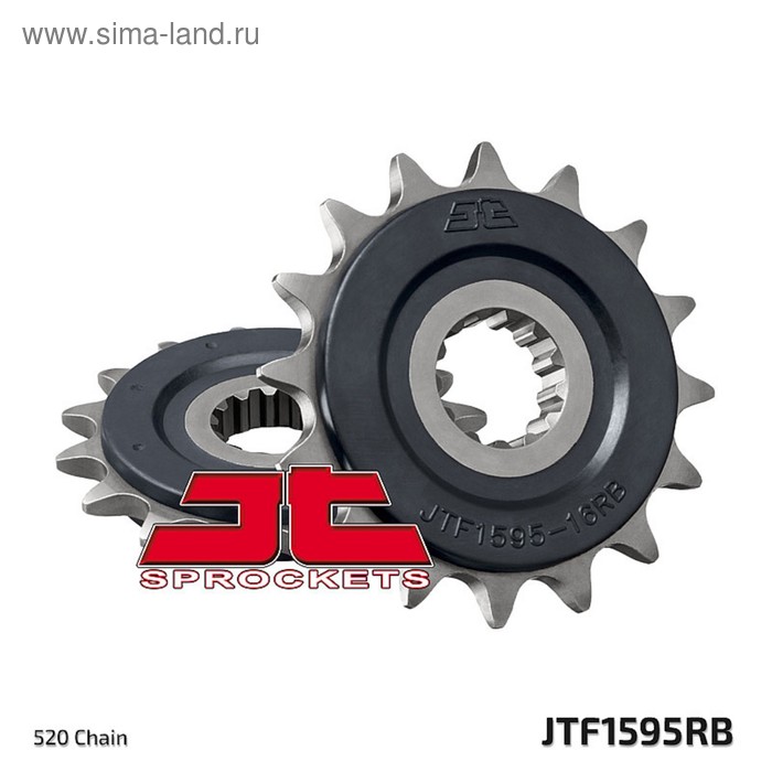 

Звезда ведущая JT sprockets 1595.16RB, цепь 520, 16 зубьев