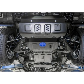 

Комплект защит радиатор, картер, КПП, РК Toyota Fortuner 2017-н.в., с крепежом, K111.5770.1