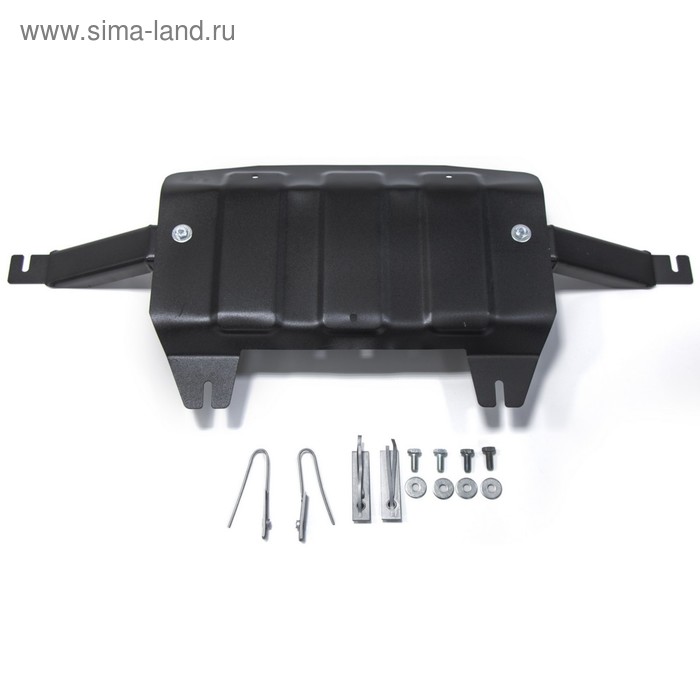 фото Защита рк rival toyota fortuner ii 4wd 2017-н.в., st 2mm, с крепежом, 111.5770.1