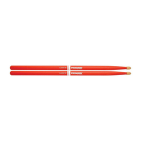 

Барабанные палочки Pro Mark TX5BW-ORANGE 5B оранжевые, орех гикори, деревянный наконечник