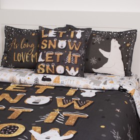 

Постельное бельё «Этель» евро Let it snow 200х215 см, 220х240 см, 50х70 см - 2 шт, поплин
