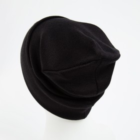 

Шапка женская, цвет чёрный, размер 56-58