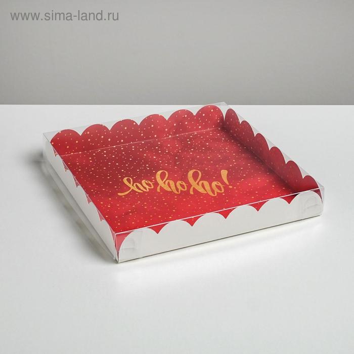 

Коробка для кондитерских изделий с PVC крышкой «Волшебство», 21 × 21 × 3 см