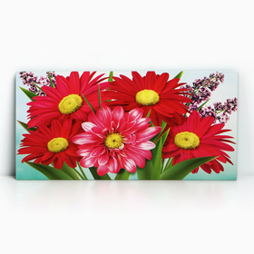Конверт для денег «Яркие цветы» 16.5 × 8 см