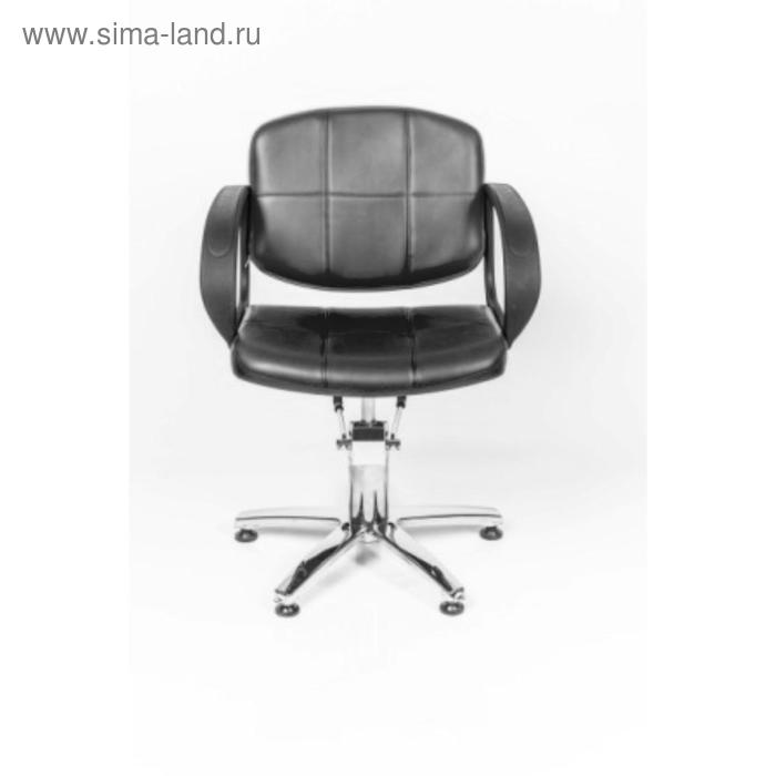 Кресло парикмахерское Стандарт, пятилучье, цвет чёрный 600×600 мм