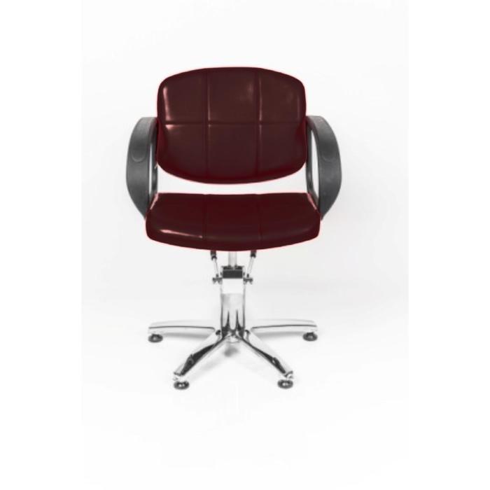 Кресло парикмахерское Стандарт, пятилучье, цвет коричневый 600×600 мм