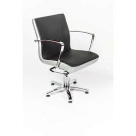 Кресло парикмахерское Инекс, пятилучье, цвет чёрный 610×700 мм