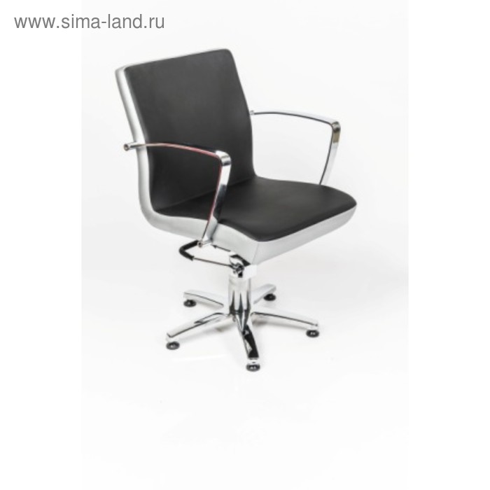 Кресло парикмахерское Инекс, пятилучье, цвет чёрный 610×700 мм