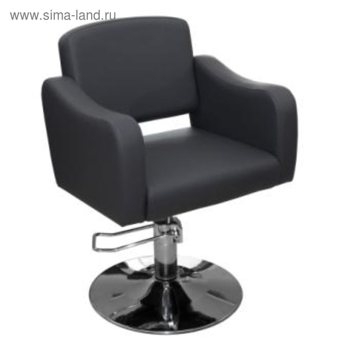 Кресло парикмахерское Ева, пятилучье, цвет чёрный 65×63 см