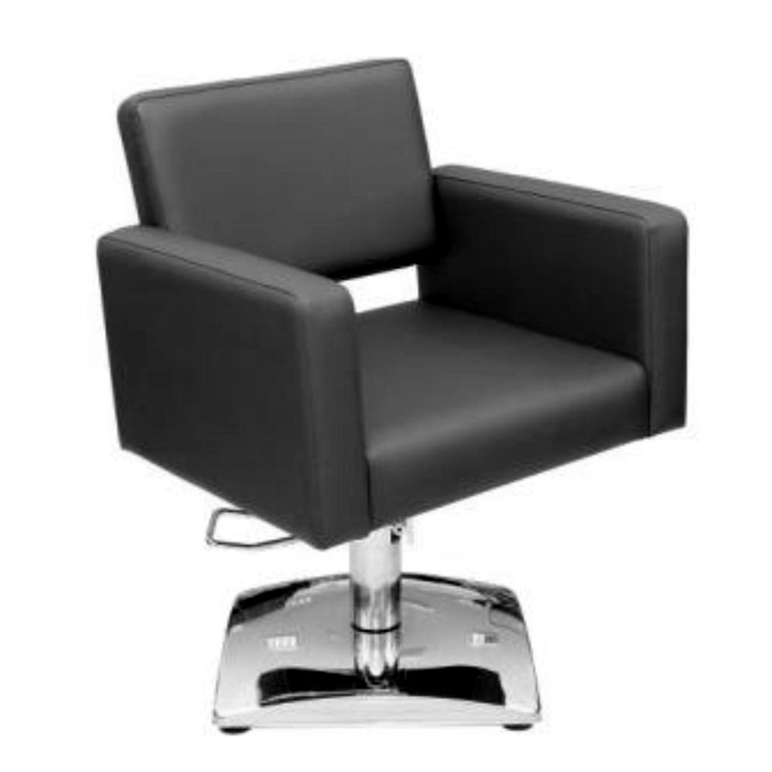 Кресло парикмахерское Брайтон, пятилучье, цвет чёрный 66×62 см