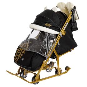 Санки-коляска «Ника детям7-2», рисунок с шишкой