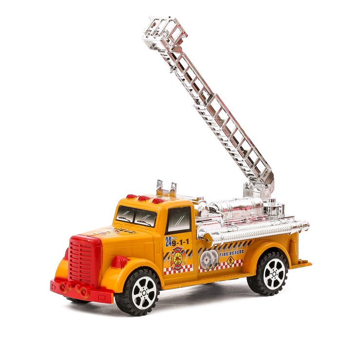 Машина инерционная Пожарная, цвета МИКС