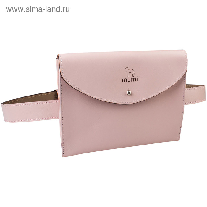фото Поясная сумка, регулируемый ремень, цвет розовый dimanche