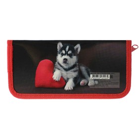 

Пенал 1 секция, 90 х 190 мм, ламинированный картон, «Оникс», ПКК 02- 5, «Малыш Хаски»