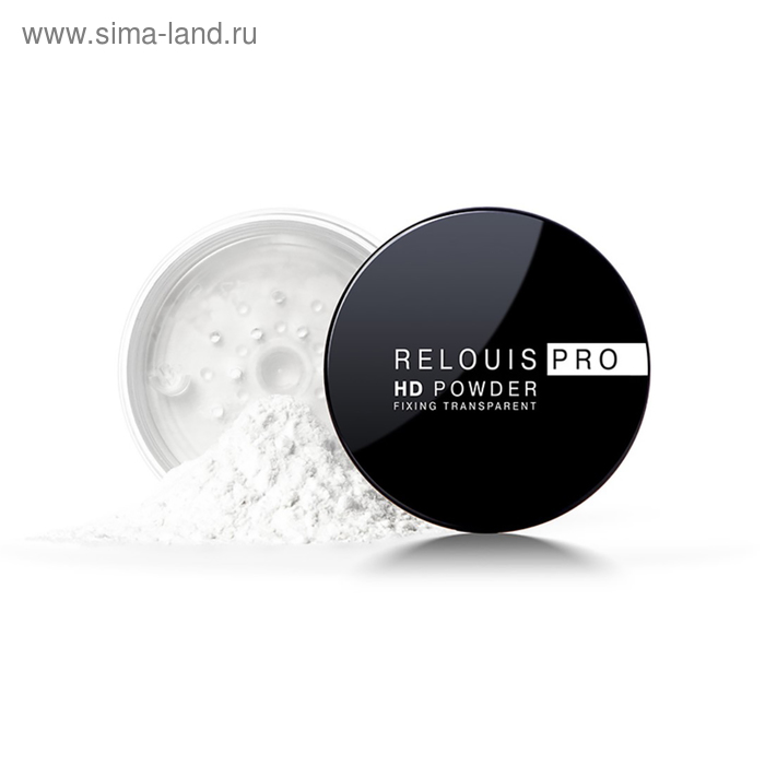 Пудра для лица фиксирующая Relouis PRO HD powder, цвет прозрачный прозрачная фиксирующая пудра для лица relouis pro hd powder 10г