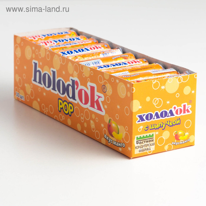 

Конфеты «Холодок» таблетированные со вкусом манго с шипучкой в стике, 15 г