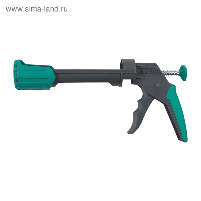 

Пистолет для герметика Wolfcraft 4352000, механический, с толкателем, без курка, 310 мл