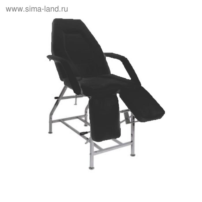 Кресло педикюрное ПК-01 ПЛЮС, цвет чёрный
