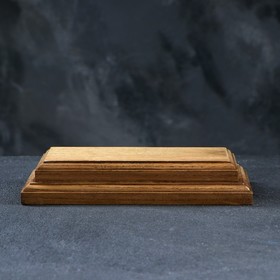 

Доска для фудфото, для подачи, 19×9,5 см, массив дуба