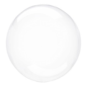 Шар полимерный 18" Bubble, кристалл, прозрачный