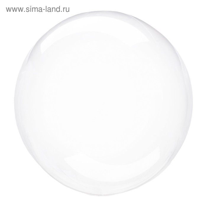 Шар полимерный 18 Bubble, кристалл, прозрачный шар полимерный 18 3d сфера паутина deco bubble прозрачный 1 шт