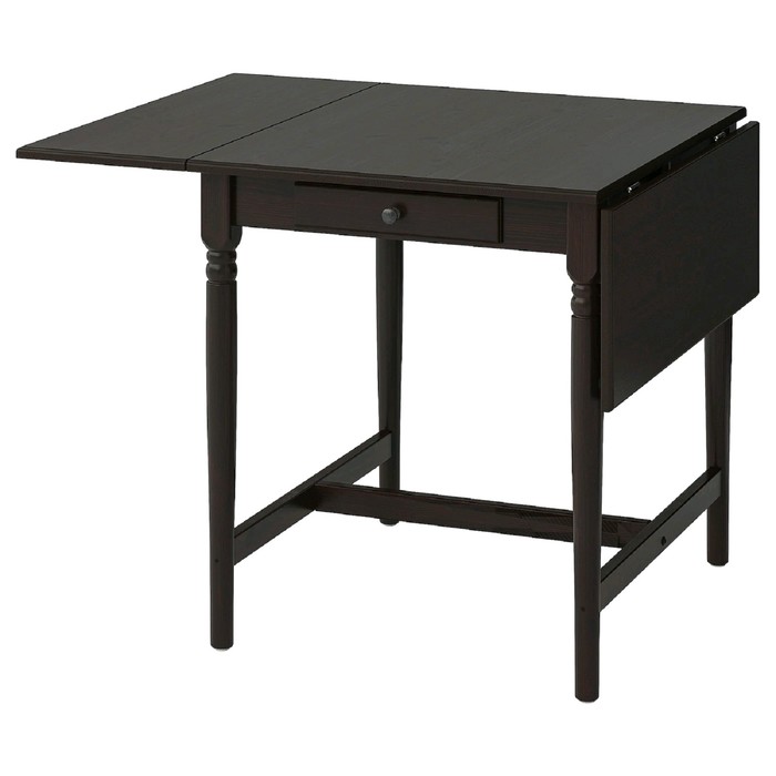 Журнальный стол черно коричневый