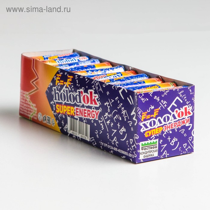 

Конфеты «Холодок супер энерджи» таблетированные со вкусом гуараны и мяты, 15 г