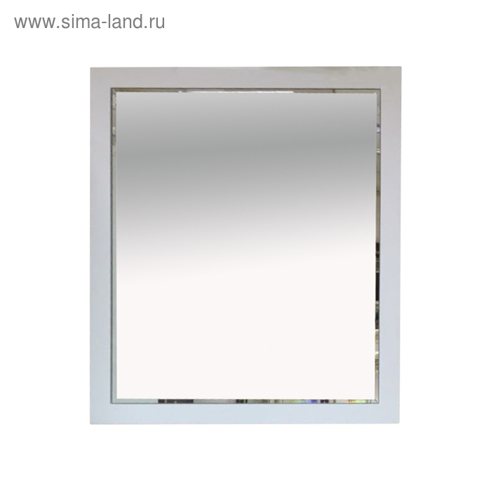 Зеркало Анна - 80 белая матовая эмаль