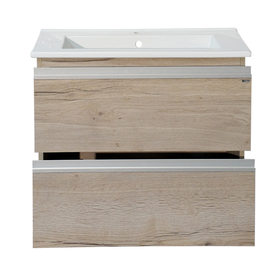 

Тумба с раковиной Кантри - 65 подвесная с 2 ящиками