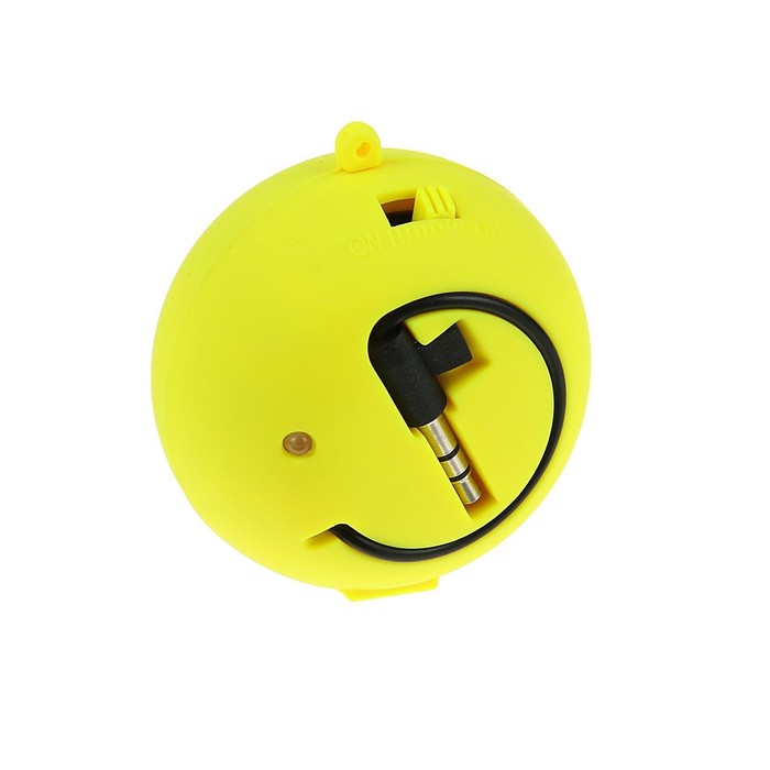 Портативная колонка для ПК/Ноутбука/Телефона, разъем 3,5 USB, работает от АКБ, пластик микс