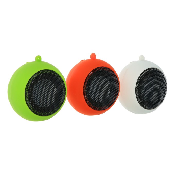 Портативная колонка для ПК/Ноутбука/Телефона, разъем 3,5 USB, работает от АКБ, пластик микс