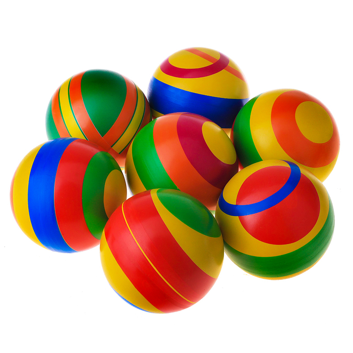 Мяч диаметр 100 мм, цвета МИКС
