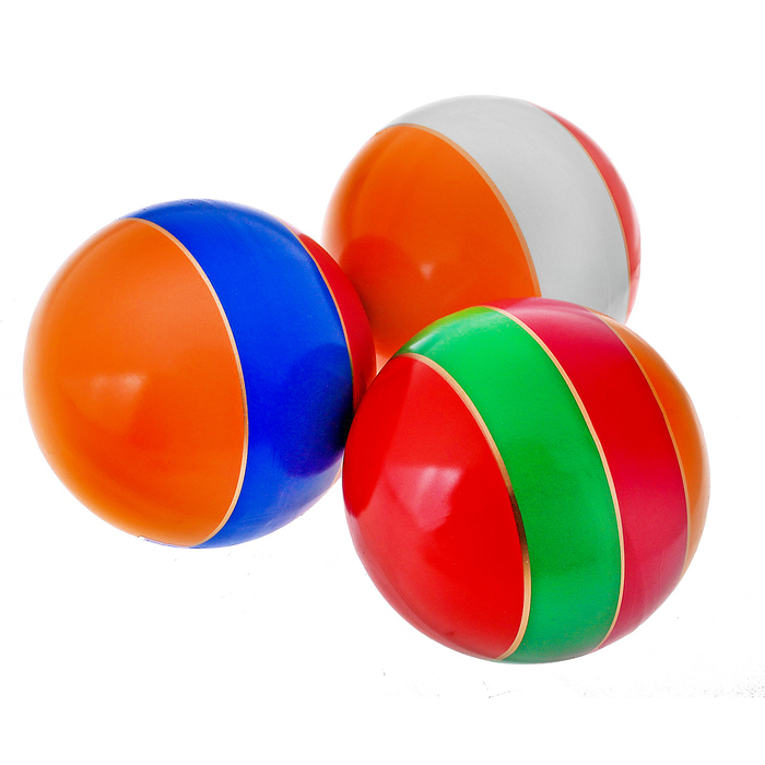 Мяч лакированный, с полосой