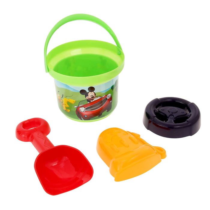 Песочный набор "Микки Cars", 4 предмета