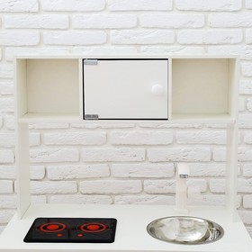 Игровая мебель «Кухонный гарнитур», световые и звуковые эффекты, цвет белый, интерактивная панель от Сима-ленд