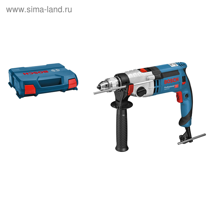 Ударная дрель Bosch GSB 24-2 БЗП 1100 Вт 3000 обмин 51000 удмин БЗП 13 мм 2 скорости 454555 1763800₽