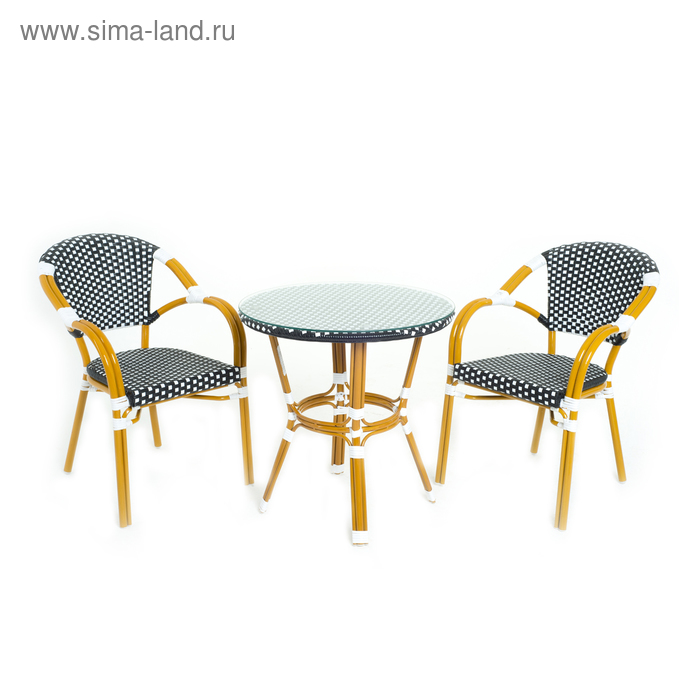 фото Комплект для отдыха : стол, 2 кресла, cs-01-01-02 vinotti