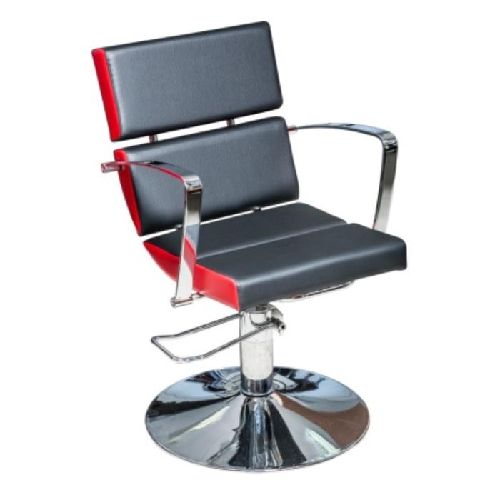 Кресло парикмахерское Лига, пятилучье, цвет чёрный 560×560 кресло парикмахерское контакт цвет чёрный