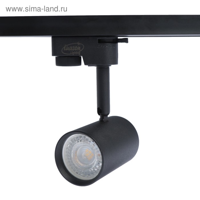 Трековый светильник Luazon Lighting под лампу Gu10 цилиндр корпус черный 353₽