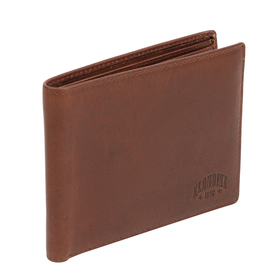 

Бумажник KLONDIKE Dawson, натуральная кожа в коричневом цвете, 13×1,5×9,5 см
