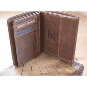 

Бумажник KLONDIKE Finn, натуральная кожа в коричневом цвете, 10×11,5 см