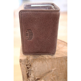 

Бумажник женский KLONDIKE Jane, натуральная кожа в коричневом цвете, 11×8,5×1,5 см