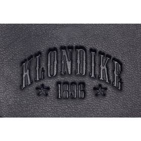 

Монетница KLONDIKE Dawson, натуральная кожа в чёрном цвете, 8,5×2×7,5 см