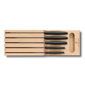 

Набор из 5 кухонных ножей VICTORINOX, в подставке из бука, 43×6,5×14,5 см