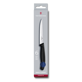 

Набор из 6 ножей для стейков VICTORINOX SwissClassic, 11 см, синяя рукоять