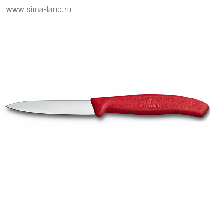 фото Нож для овощей victorinox swissclassic, 8 см, с заострённым кончиком, красный