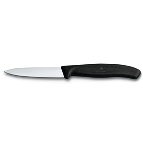 

Нож для овощей VICTORINOX SwissClassic, 8 см, с заострённым кончиком, чёрный